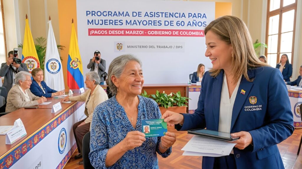 Colombia: Nuevo programa de asistencia para mujeres mayores de 60 años, pagos desde marzo