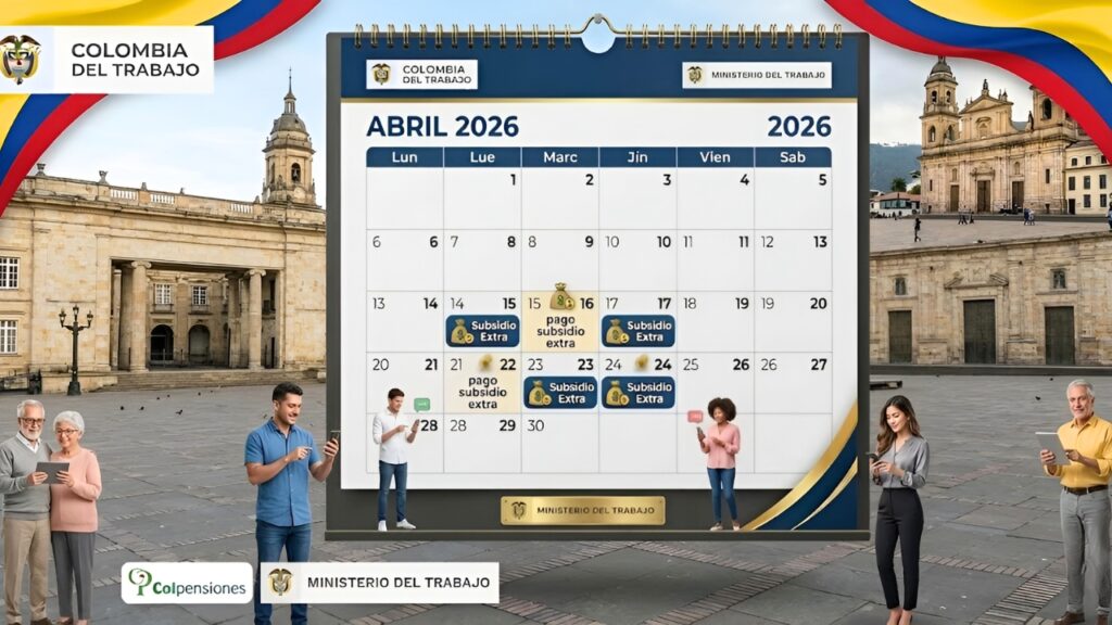 Colombia: Guía Rápida para Solicitar Pensión y Subsidio Extra de Abril 2026