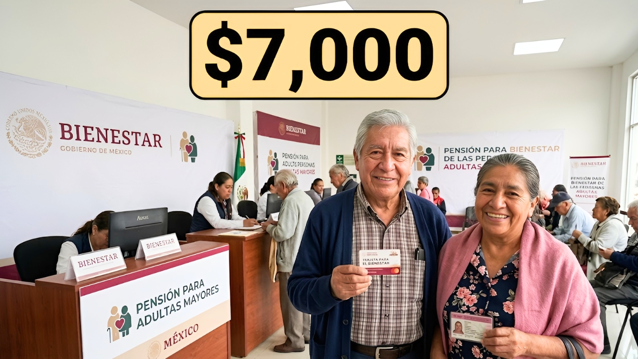 México activa apoyo económico para adultos mayores de $7,000 – Quién califica y fechas de pago en abril