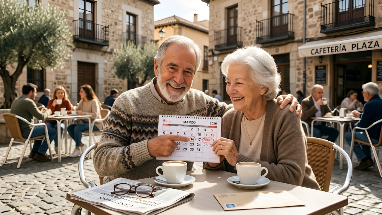 España anuncia calendario de pagos de pensiones de marzo 2026: hasta 750€ extra para adultos mayores y cómo recibirlo